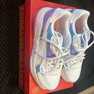 Puma Sneakers white/pink/purple
